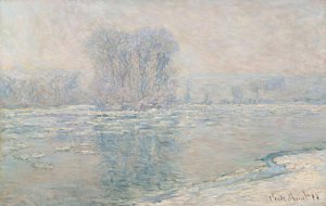 Glacons, Effet Blanc by Claude Monet Oil Painting