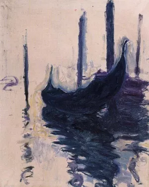 Gondola in Venice by Claude Monet Oil Painting