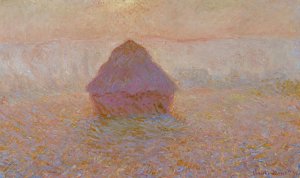 Grainstack-Sun in the Mist by Claude Monet Oil Painting