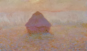 Grainstack-Sun in the Mist by Claude Monet Oil Painting