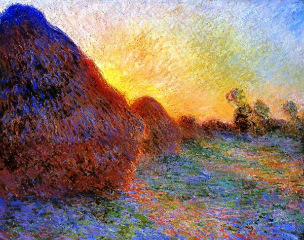 Main Product Photo of Grainstack Painting by Claude Monet