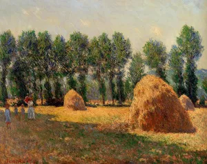 Haystacks at Giverny by Claude Monet - Oil Painting Reproduction