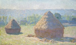 Haystacks, end of Summer by Claude Monet Oil Painting