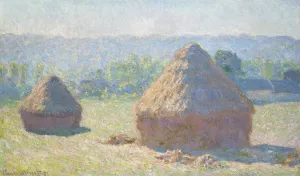 Haystacks, end of Summer by Claude Monet Oil Painting