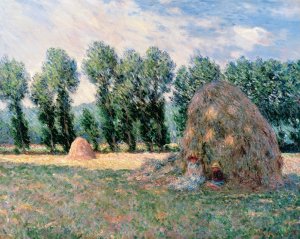 Haystacks by Claude Monet Oil Painting