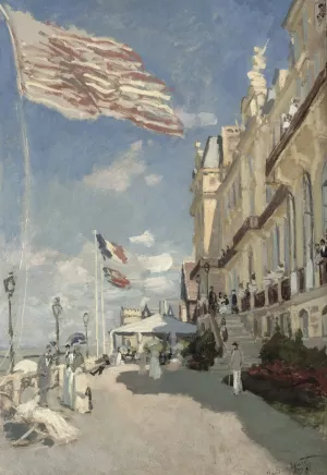 Hotel des Roches Noires. Trouville by Claude Monet Oil Painting