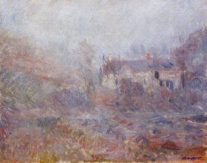 Houses at Falaise in the Fog