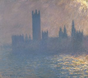 Houses of Parliament, Sunlight Effect by Claude Monet Oil Painting