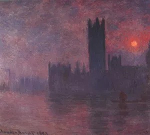 Houses of Parliament by Claude Monet - Oil Painting Reproduction
