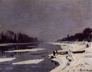 Ice Floes on the Seine at Bougival