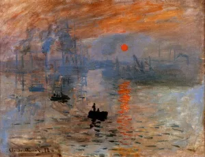 Impression, Sunrise painting by Claude Monet