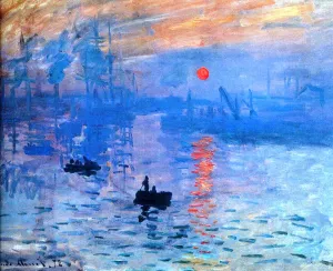 Impression Sunrise painting by Claude Monet