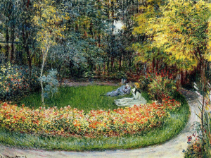 In the Garden by Claude Monet Oil Painting