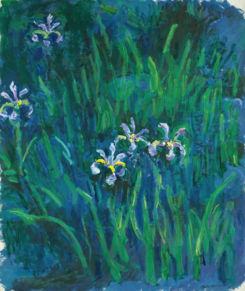 Main Product Photo of Iris Painting by Claude Monet