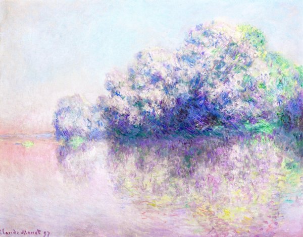 Islet of Nettles by Claude Monet - Hand-Painted Oil Painting Reproduction