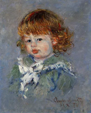 Jean-Pierre Hoschede, called 'Bebe Jean' by Claude Monet Oil Painting