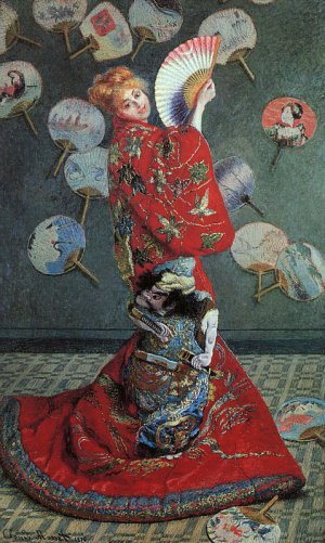 La Japonaise Oil painting by Claude Monet