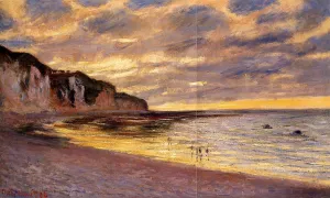 L'Ally Point, Low Tide by Claude Monet - Oil Painting Reproduction