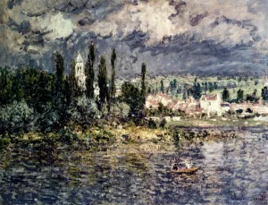 Landscape With Thunderstorm by Claude Monet Oil Painting