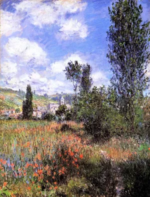 Lane in the Poppy Fields, Ile Saint-Martin by Claude Monet - Oil Painting Reproduction