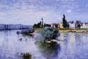 Lavacourt painting by Claude Monet