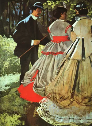 Le Dejeuner sur l'Herbe by Claude Monet Oil Painting