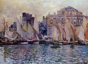 Le Havre Museum painting by Claude Monet