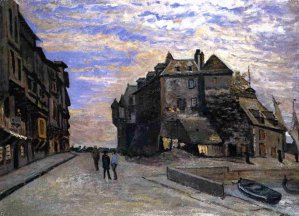 Le Lieutenance at Honfleur by Claude Monet Oil Painting