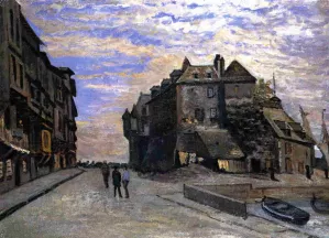Le Lieutenance at Honfleur painting by Claude Monet