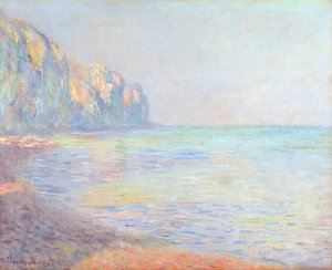 Le Matin, temps brumeux, Pourville by Claude Monet Oil Painting