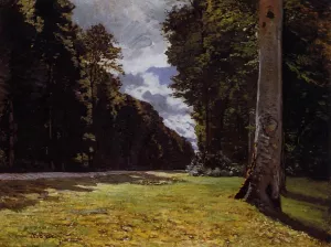 Le Pave de Chailly in the Fontainbleau Forest by Claude Monet Oil Painting