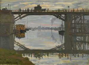 Le Pont De Bois by Claude Monet Oil Painting