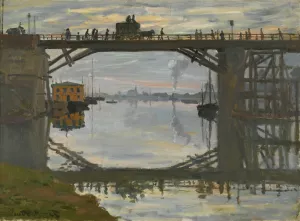 Le Pont De Bois by Claude Monet Oil Painting