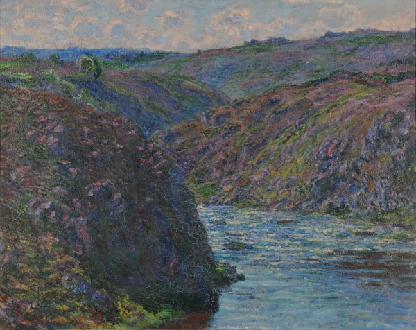 Main Product Photo of Les ravins de la Creuse  Painting by Claude Monet