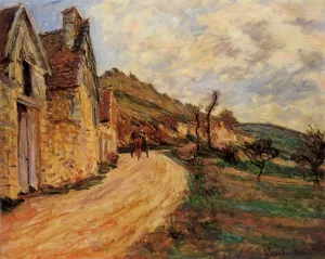 Les Roches at Falaise Near Giverny by Claude Monet - Oil Painting Reproduction