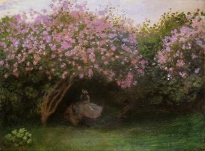 Lilacs, Grey Weather by Claude Monet Oil Painting