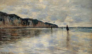 Low Tide at Pourville painting by Claude Monet