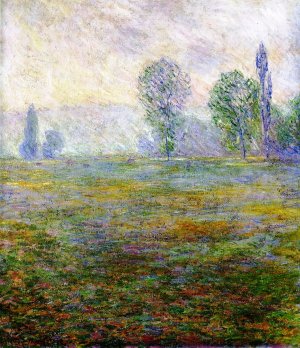 Meadows at Giverny Oil painting by Claude Monet