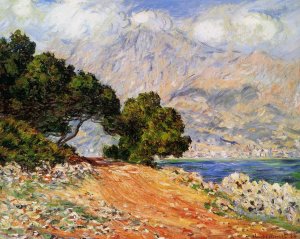 Meton Seen from Cap Martin by Claude Monet Oil Painting