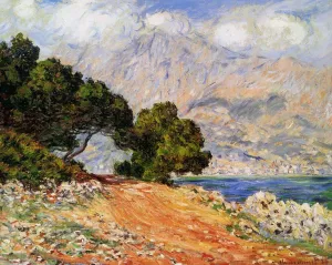 Meton Seen from Cap Martin by Claude Monet Oil Painting