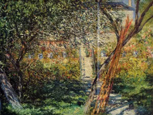 Monet's Garden at Vetheuil by Claude Monet - Oil Painting Reproduction