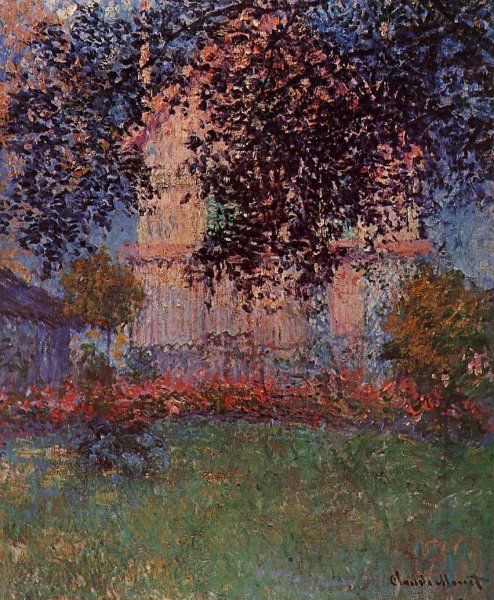 Main Product Photo of Monet's House in Argenteuil Painting by Claude Monet