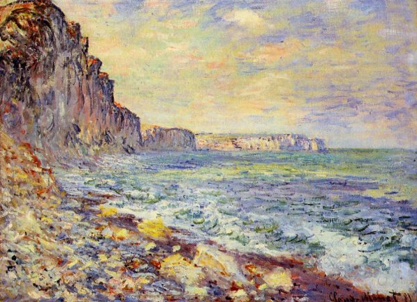 Morning by the Sea by Claude Monet - Hand-Painted Oil Painting Reproduction