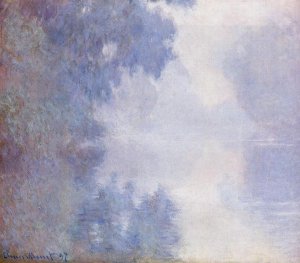 Morning on the Seine, Mist by Claude Monet Oil Painting