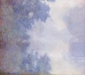 Morning on the Seine, Mist by Claude Monet - Oil Painting Reproduction