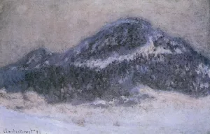 Mount Kolsaas in Misty Weather by Claude Monet - Oil Painting Reproduction