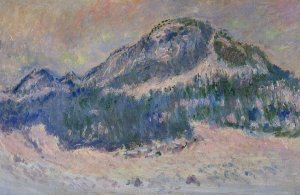 Mount Kolsaas, Rose Reflection by Claude Monet Oil Painting
