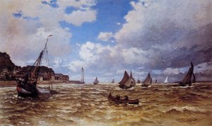 Mouth of the Seine at Honfleur