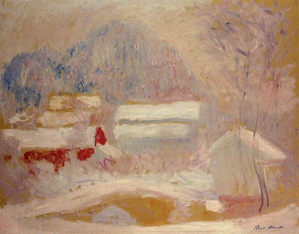 Norwegian Landscape, Sandviken by Claude Monet - Hand-Painted Oil Painting Reproduction