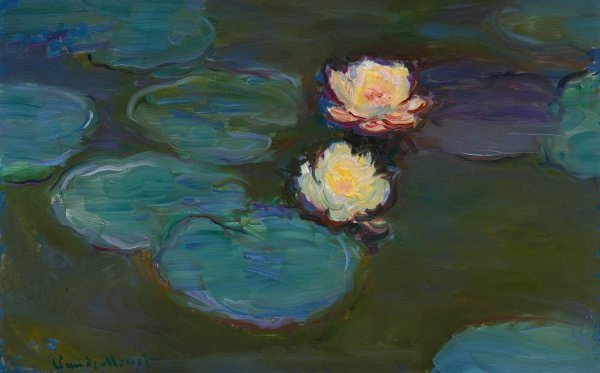 Main Product Photo of Nympheas  Painting by Claude Monet